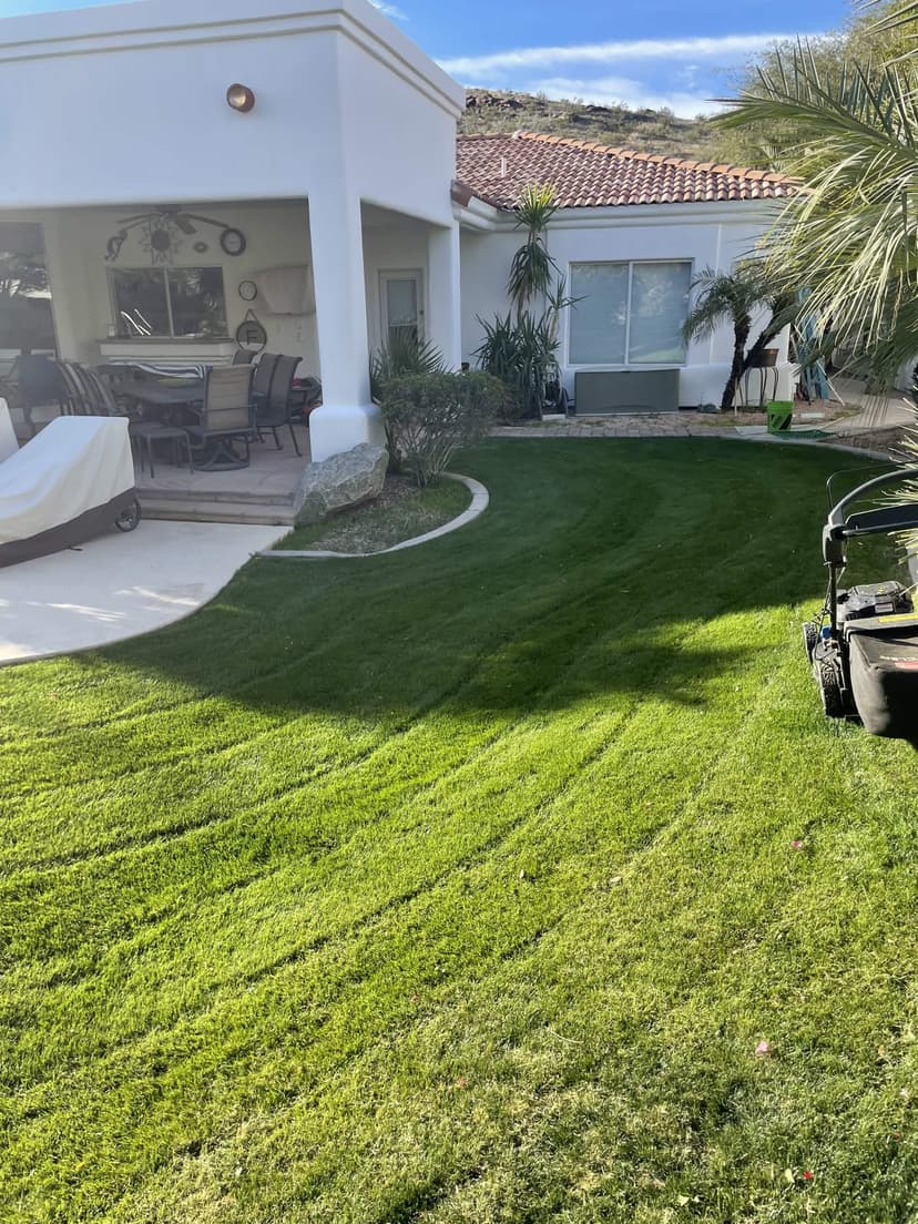 Aloha Boyz Landscaping work